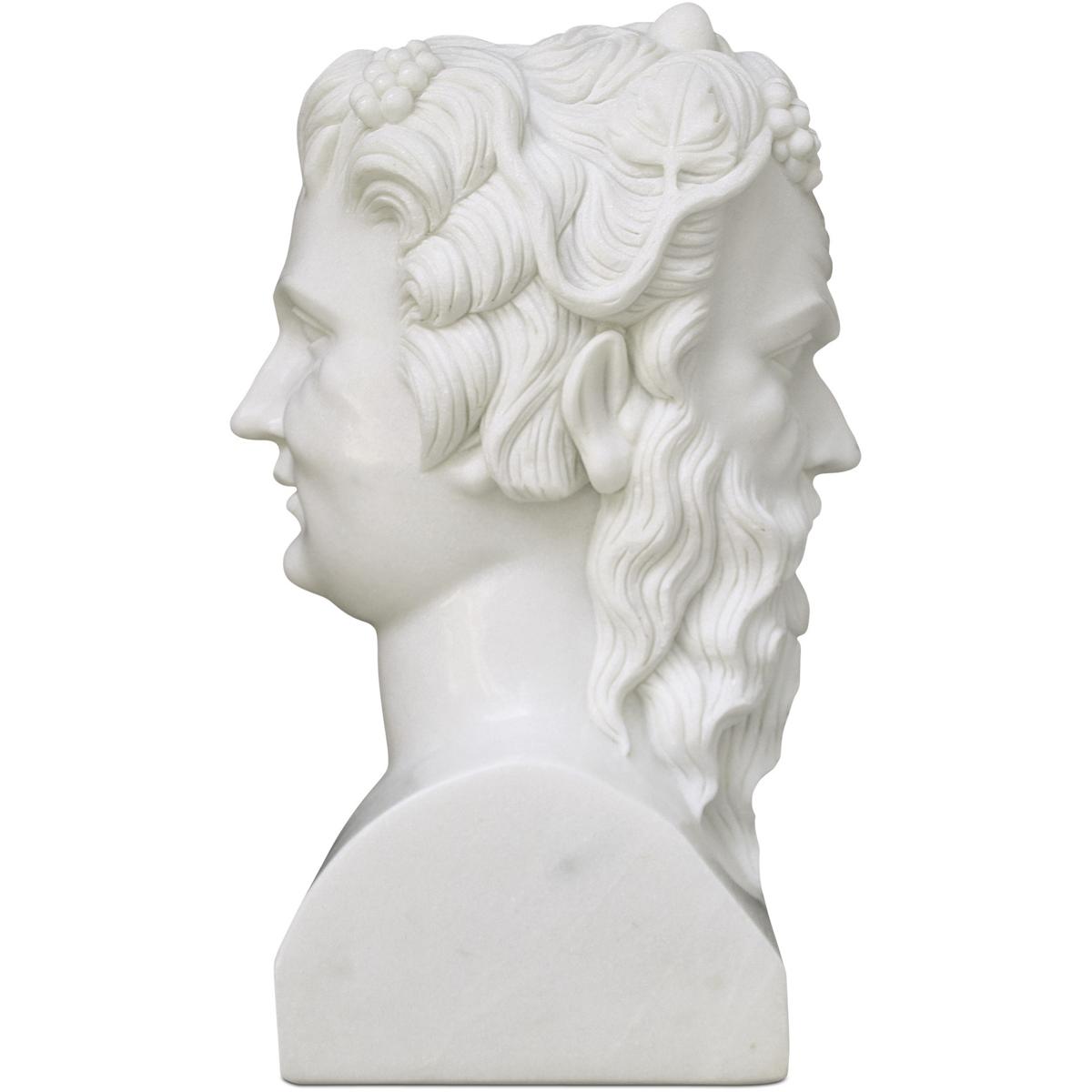 Currey & Company 1200-0665 Hector 21.5 X 11 inch Bust Sculpture