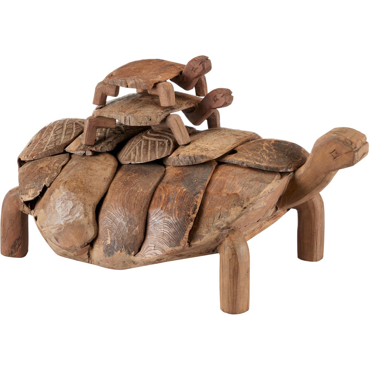 Currey & Company 1200-0821 Turtle 8 X 4 inch Sculptures, Set of 3