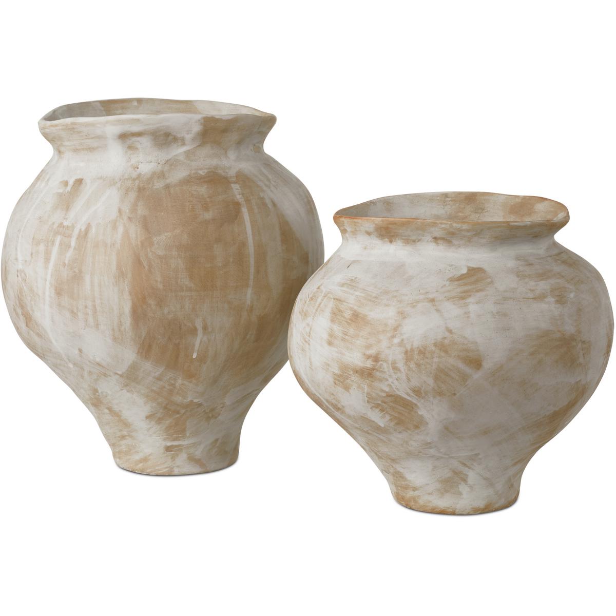 Currey & Company 1200-0928 Monte Carlo 10 X 9.25 inch Vases, Set of 2