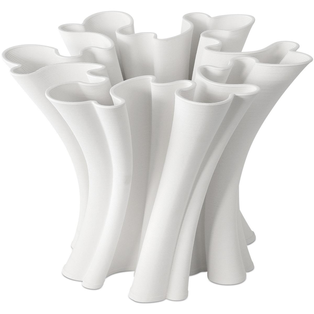 Currey & Company 1200-0935 Godet 10.5 X 7.5 inch Twist Vase, Small