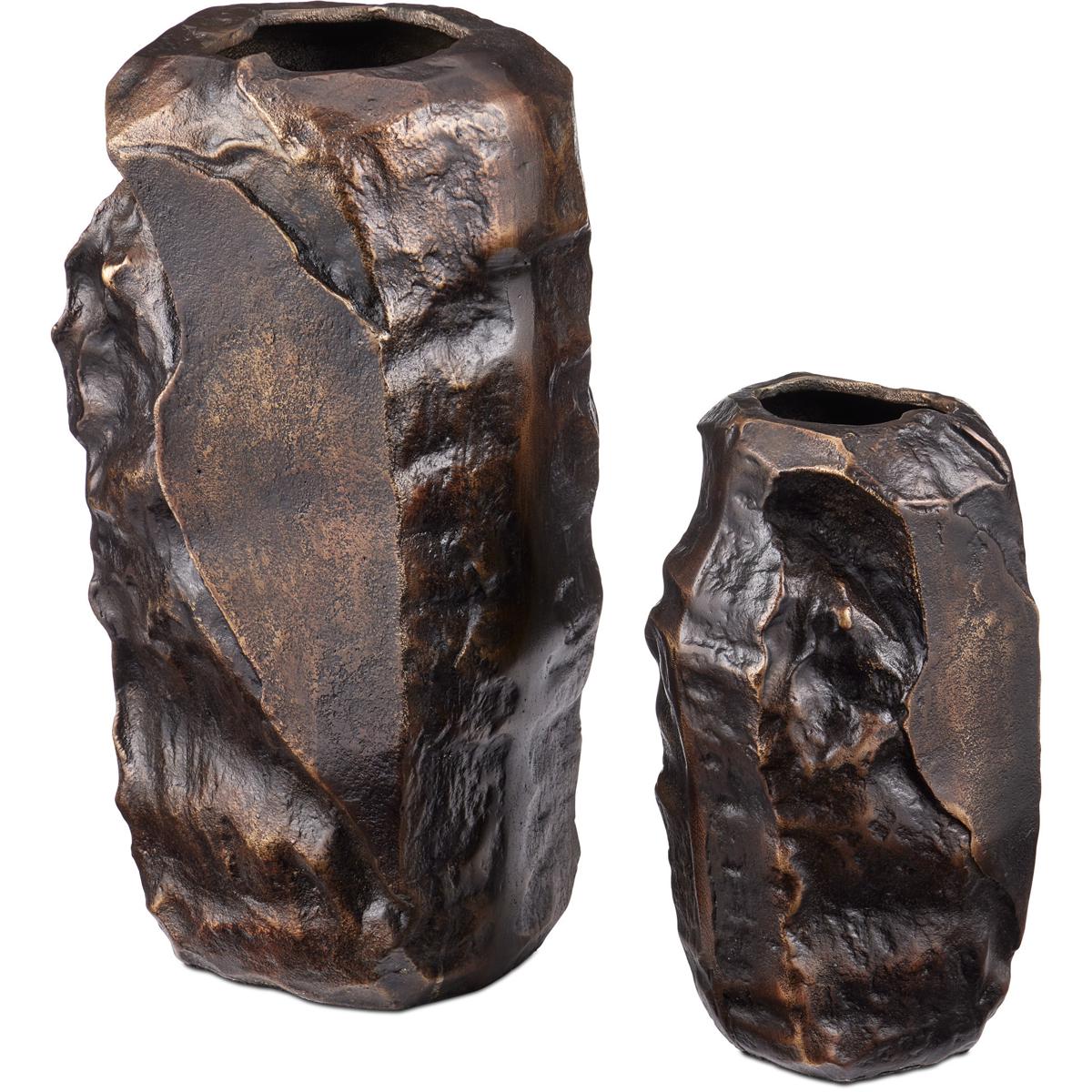 Currey & Company 1200-0944 Carmelo 11 X 6 inch Vases, Set of 2