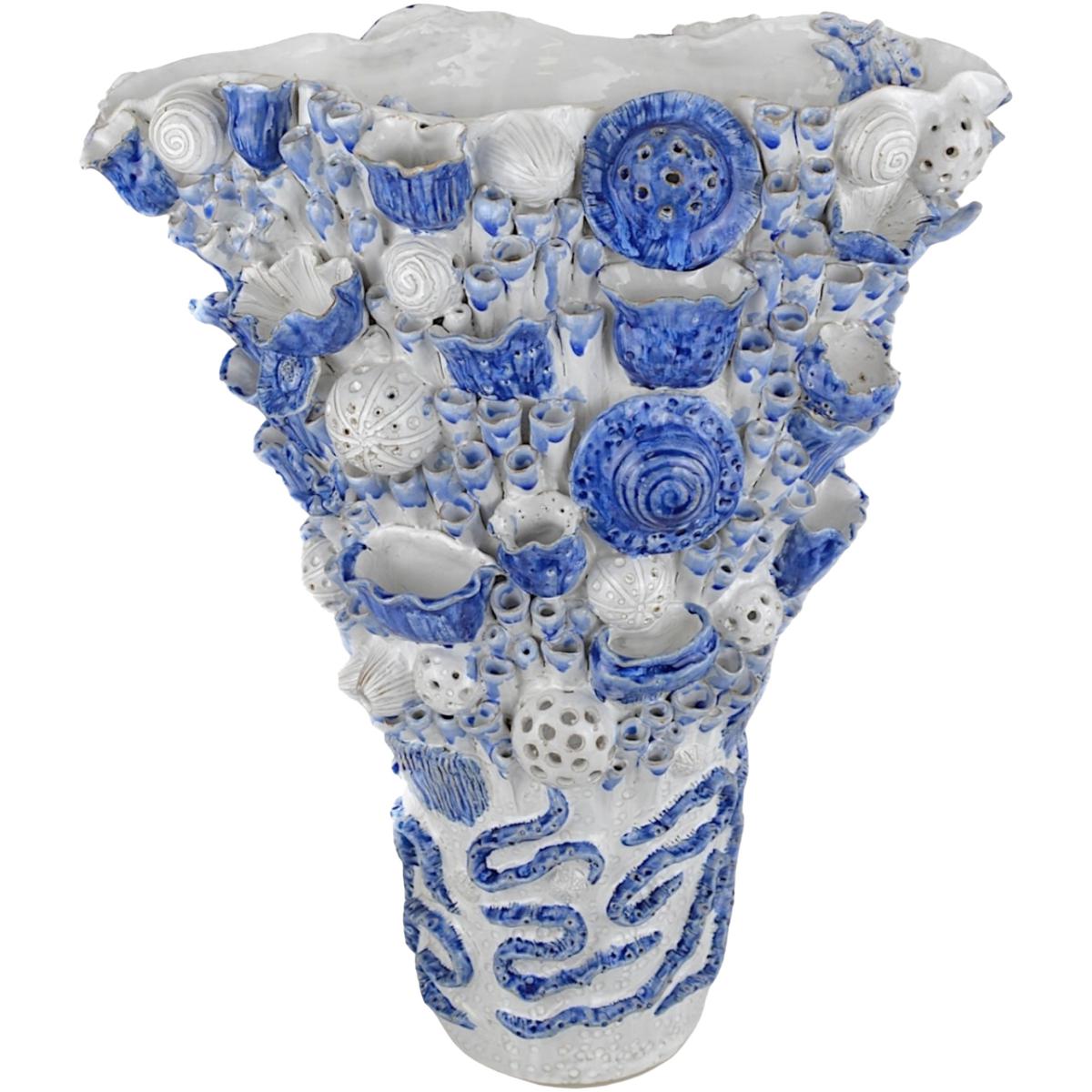 Currey & Company 1200-0967 Coral Reef 22 X 12 inch Vase, Large