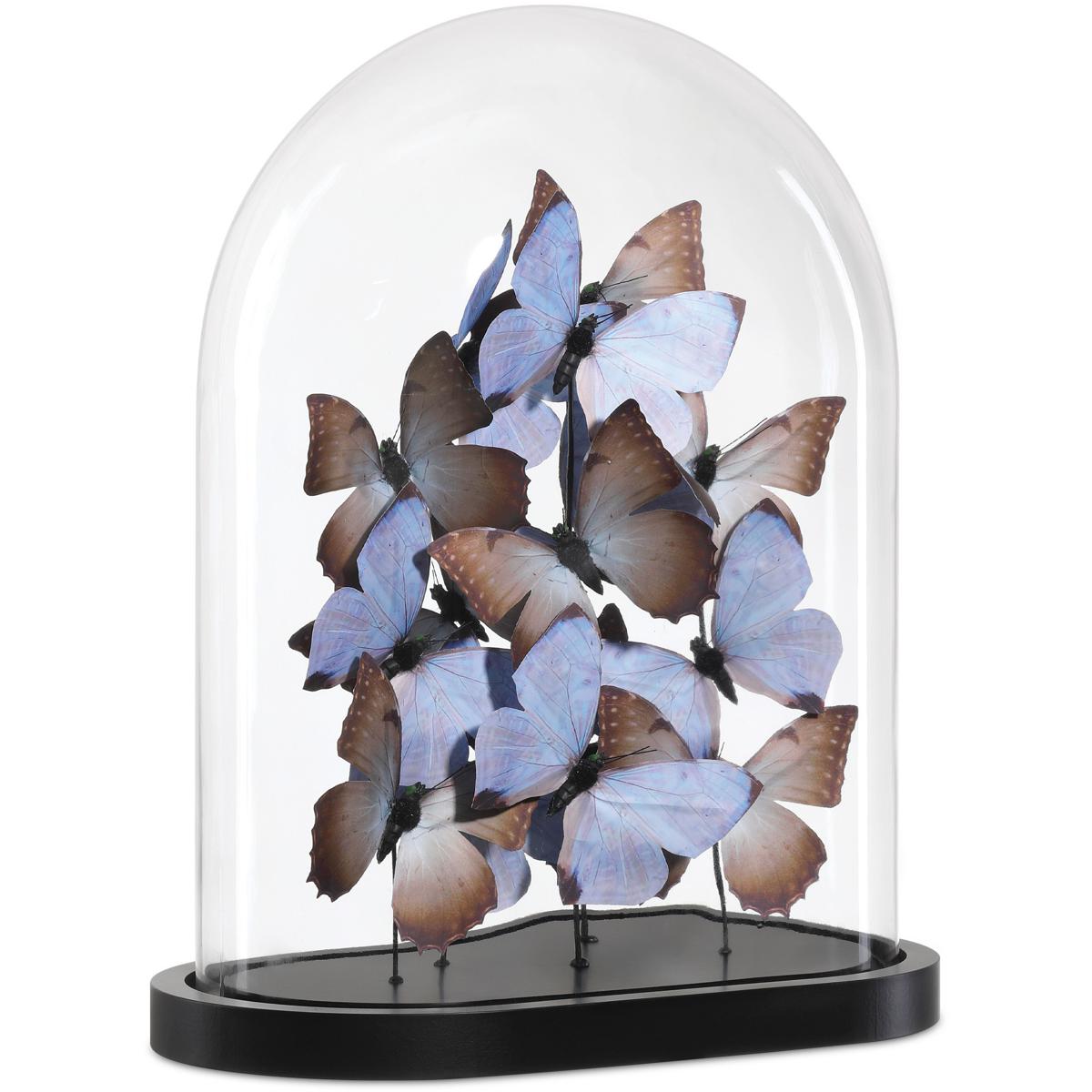 Currey & Company 1200-0977 Rue de Bac 16.25 X 13.25 inch Butterflies Sculpture, Large