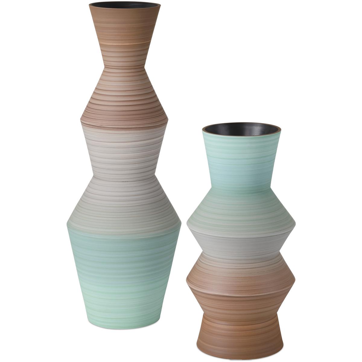 Currey & Company 1200-1008 Happy 80's 11 X 5.25 inch Vases, Set of 2