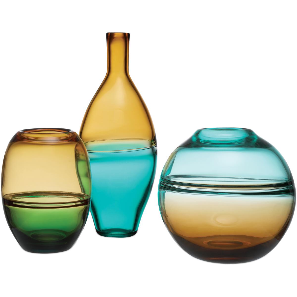 Currey & Company 1200-1011 Tapio 8 X 6.2 inch Vases, Set of 3