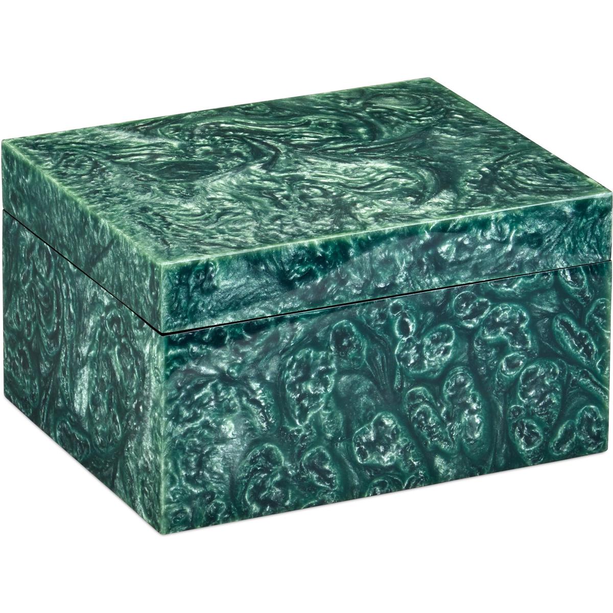 Currey & Company 1200-1023 Rina 10.25 inch Teal Box