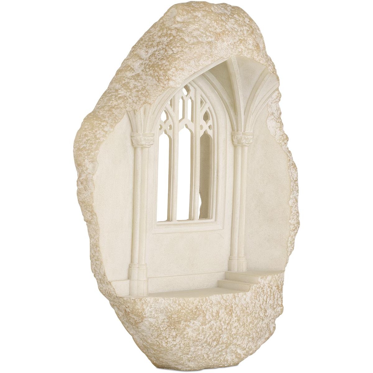 Currey & Company 1200-1072 Architectural Remnant Antique White Decorative Object