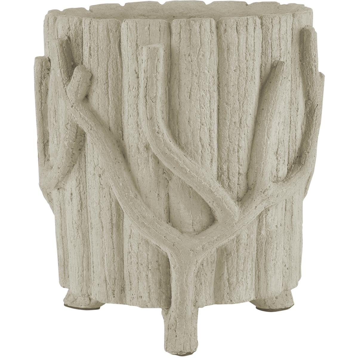 Currey & Company 2200-0020 Faux Bois Portland and Faux Bois Planter, Medium