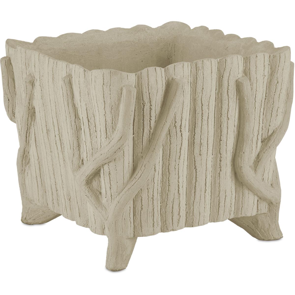 Currey & Company 2200-0023 Chloe Portland and Faux Bois Planter