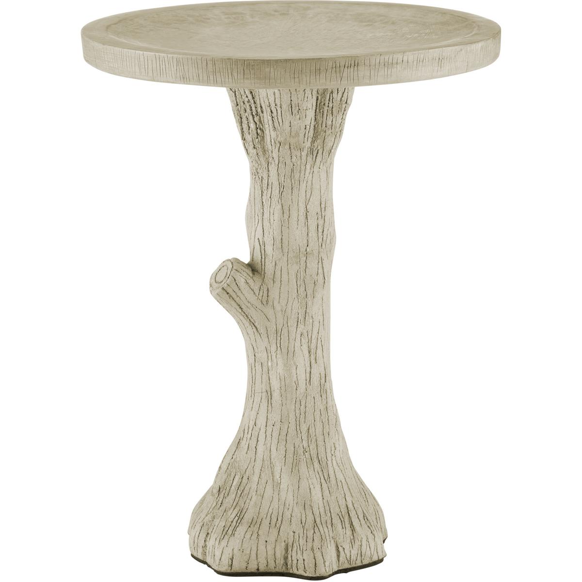 Currey & Company 2200-0044 Faux Bois Portland Bird Bath, Small