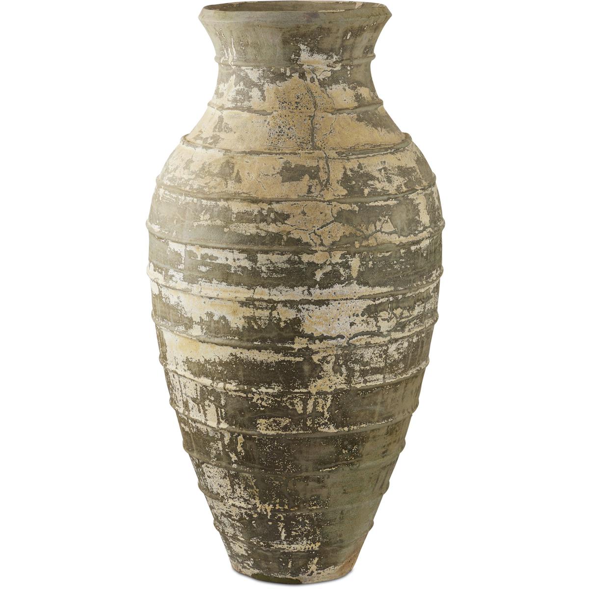 Currey & Company 2200-0059 Lipari Antique White Outdoor Urn, Extra Large