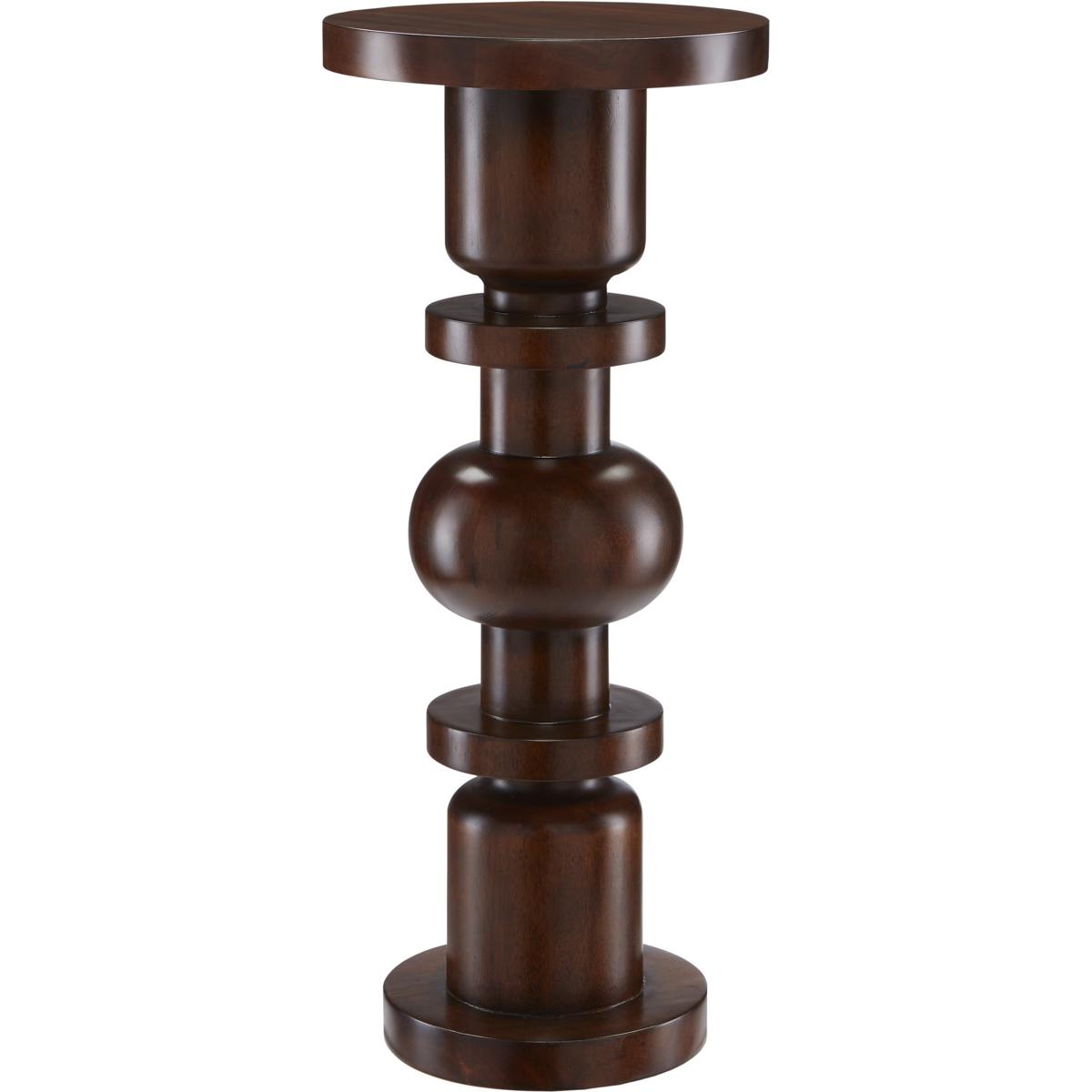 Currey & Company 3000-0187 Sasha 24 X 10 inch Dark Walnut Drinks Table