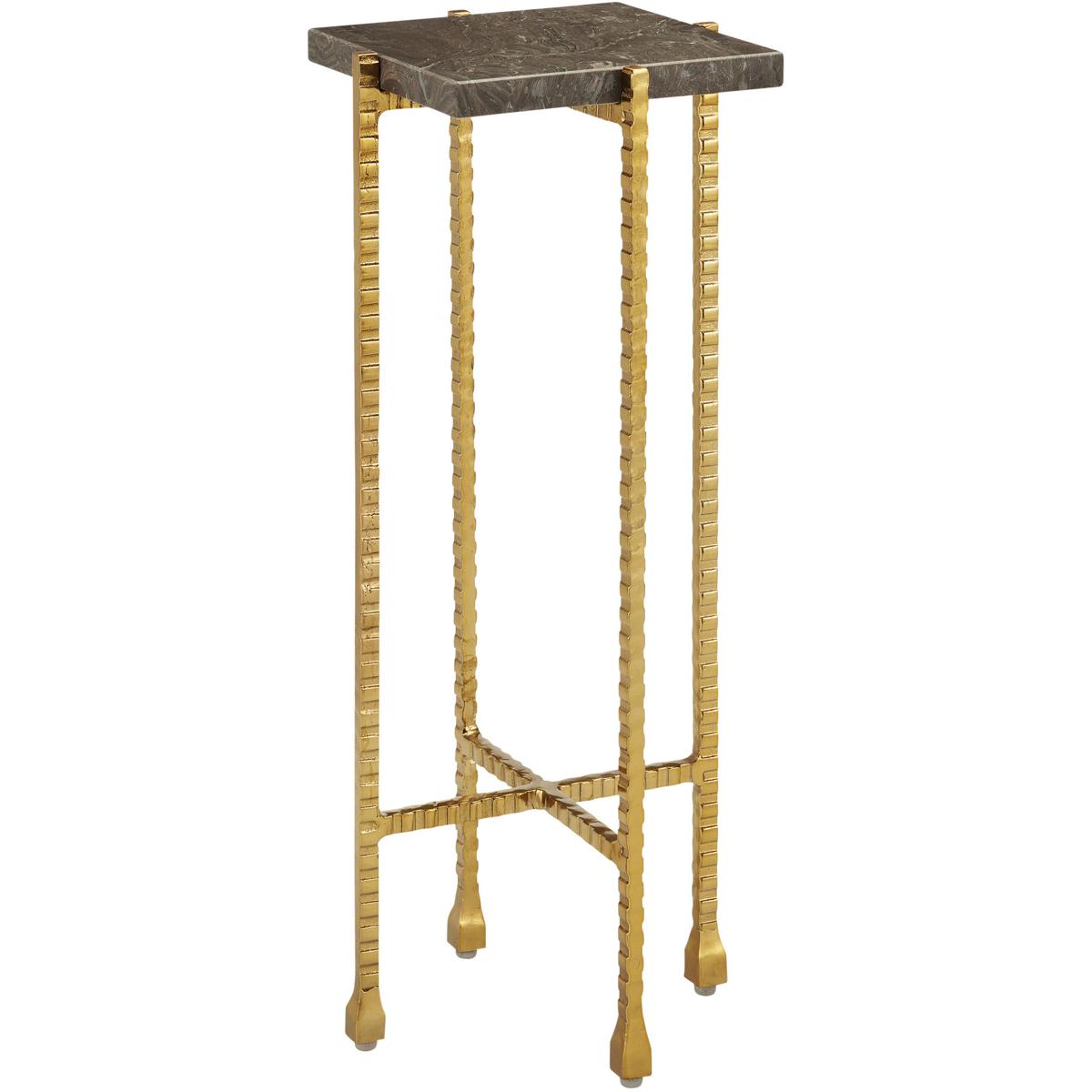 Currey Company 40000171 Flying 235 X 925 inch Natural and Gold Drinks Table