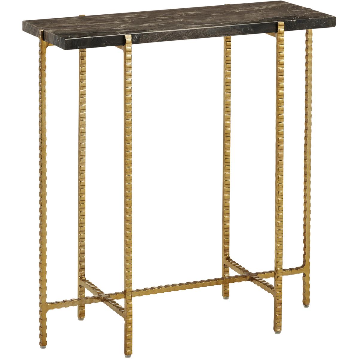 Currey Company 40000172 Flying 2325 X 22 inch Natural and Gold Side Table