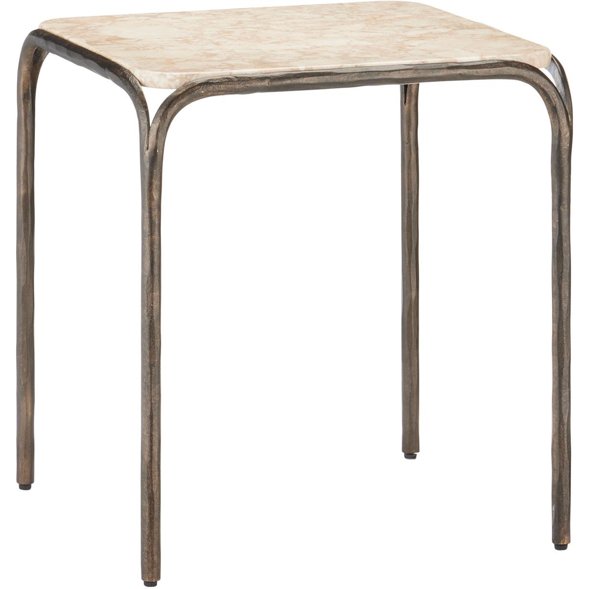 Currey and Company Crema 20 Inch End Table Crema - 4000-0221 - Modern Contemporary
