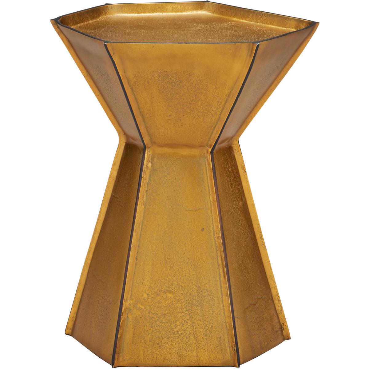 Currey & Company 4000-0230 Merola 20.25 X 16.5 inch Antique Brass and Bronze Accent Table