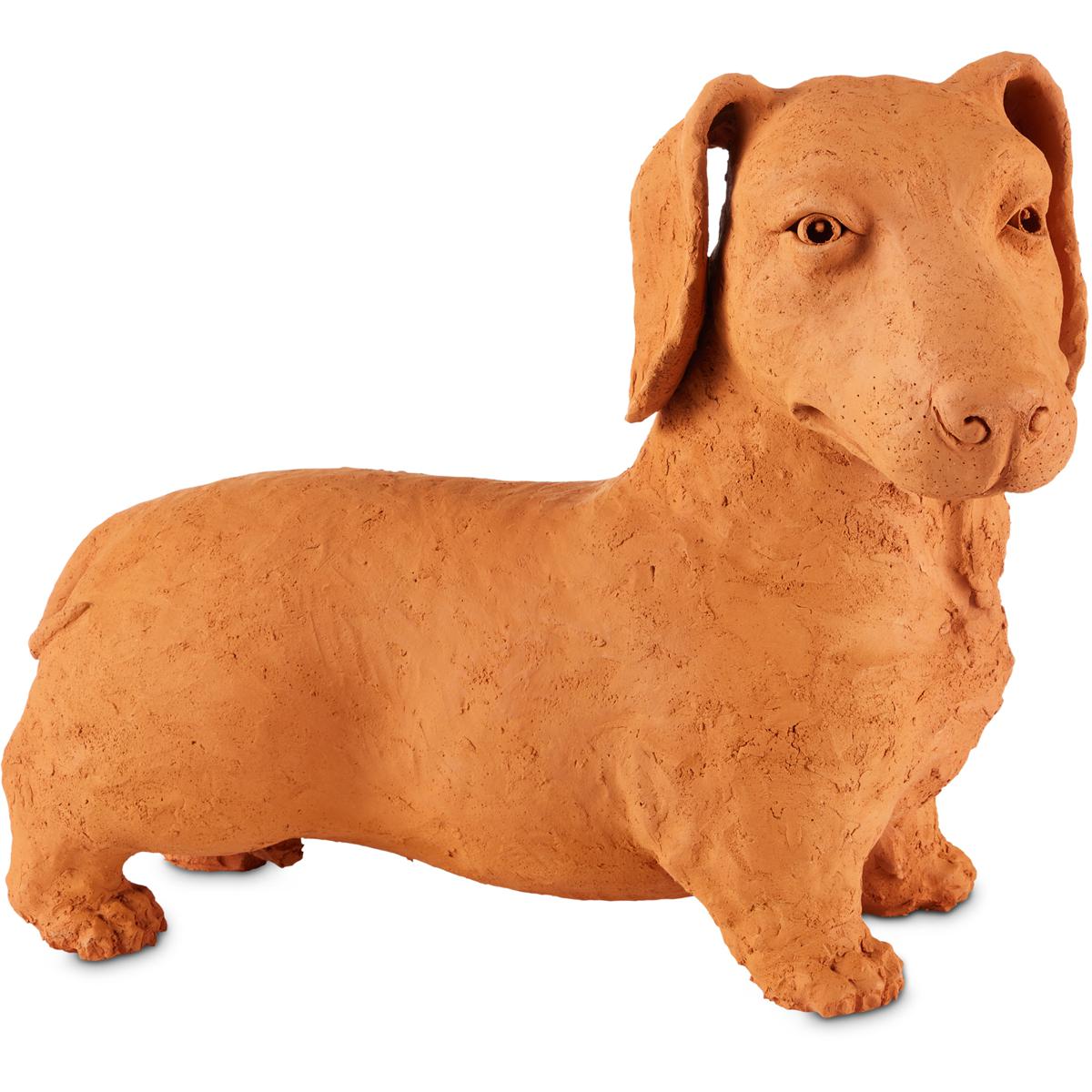 Currey & Company 1200-0834 Rocky the Teckel 15.75 X 11.5 inch Sculpture