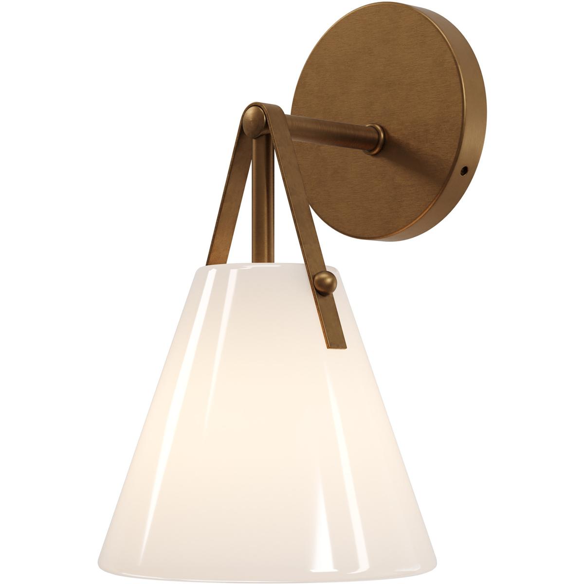 Currey & Company 5800-0072 Bronwen 1 Light 7 inch Antique Brass Bath Wall Sconce Wall Light