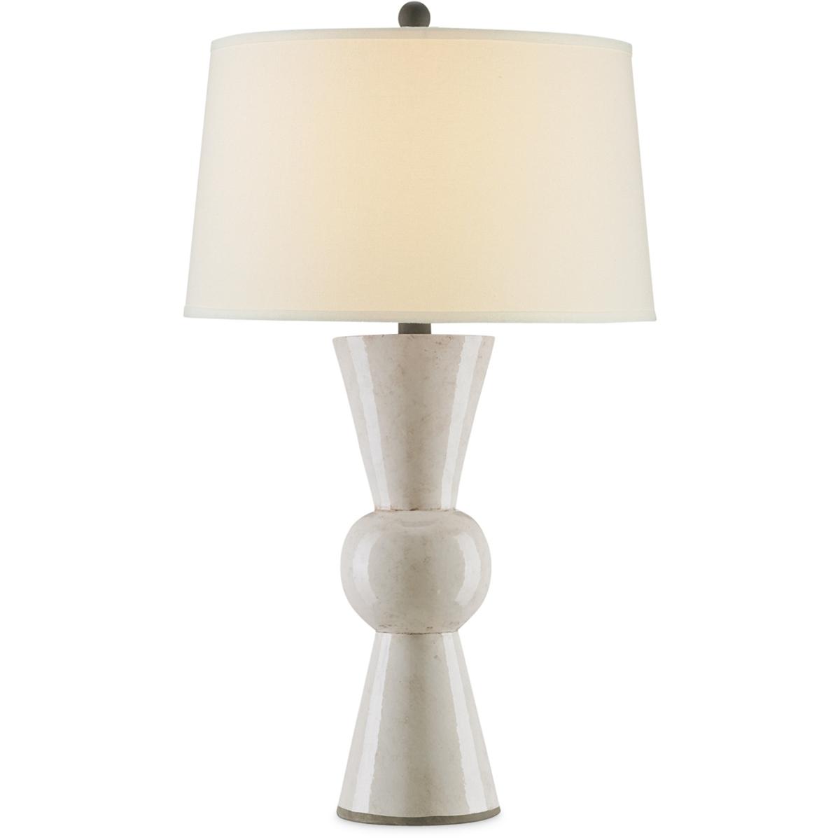 Currey  Company 6198 Upbeat 31 inch 150 watt Antique White Table Lamp Portable Light