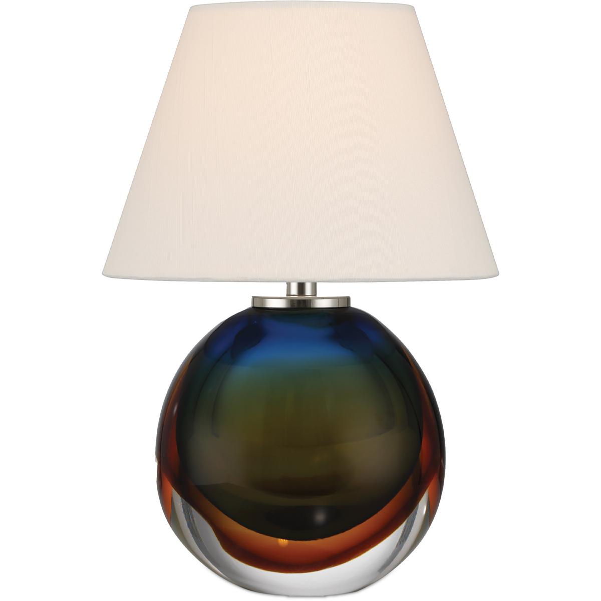 Currey & Company 6700-0015 Voyage 12 inch 3 watt Green and Blue and Amber and Clear Cordless Table Lamp Portable Light
