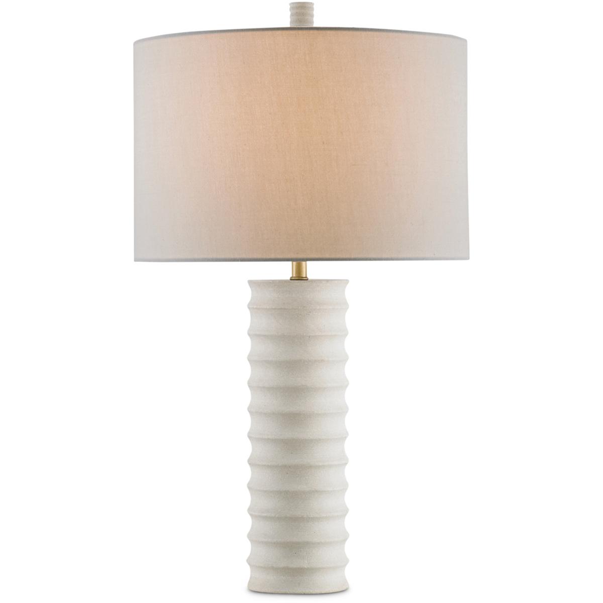 Currey & Company 6761 Snowdrop 23 inch 100 watt Natural Table Lamp Portable Light