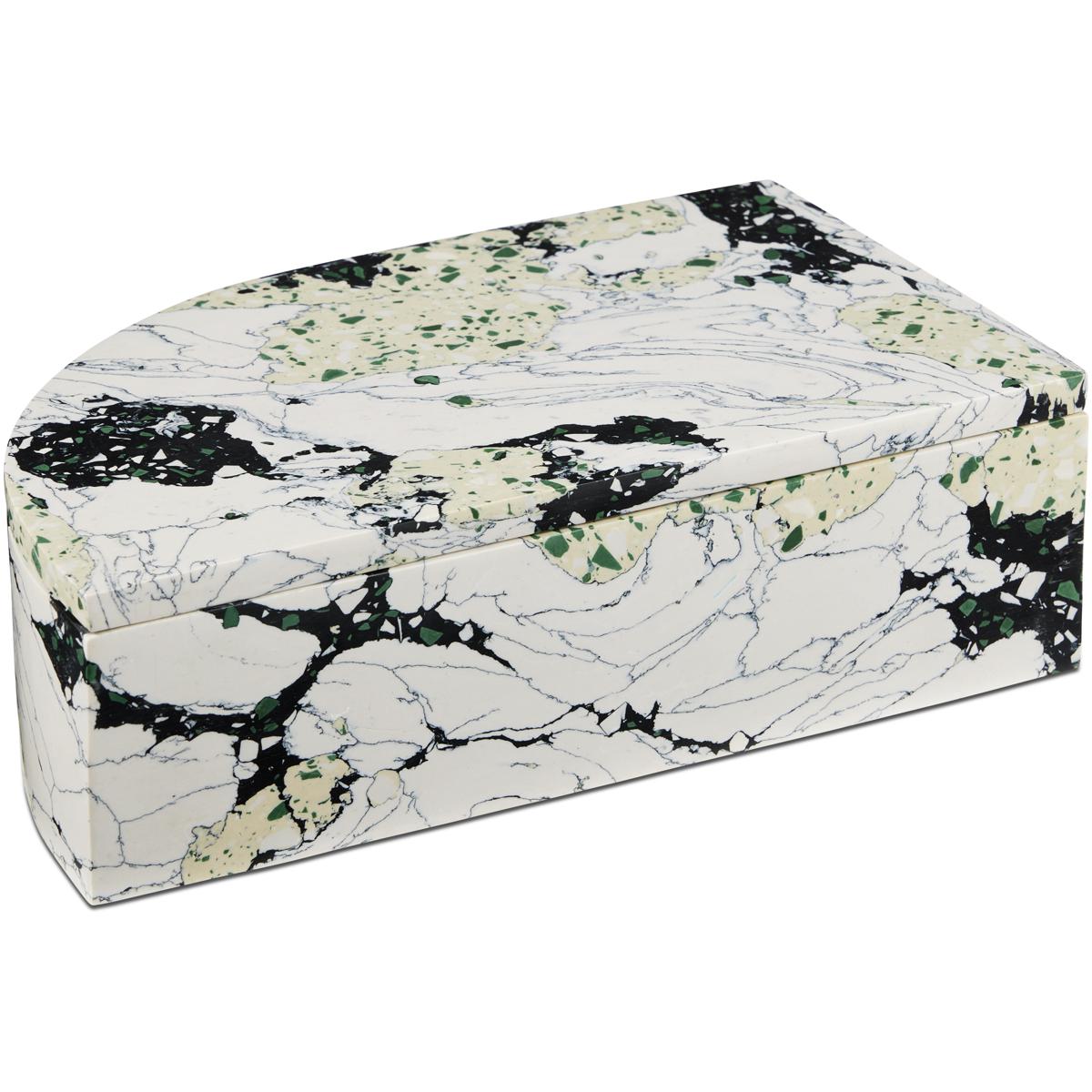Currey & Company 1200-0947 Fossey 10 inch White/Black Box