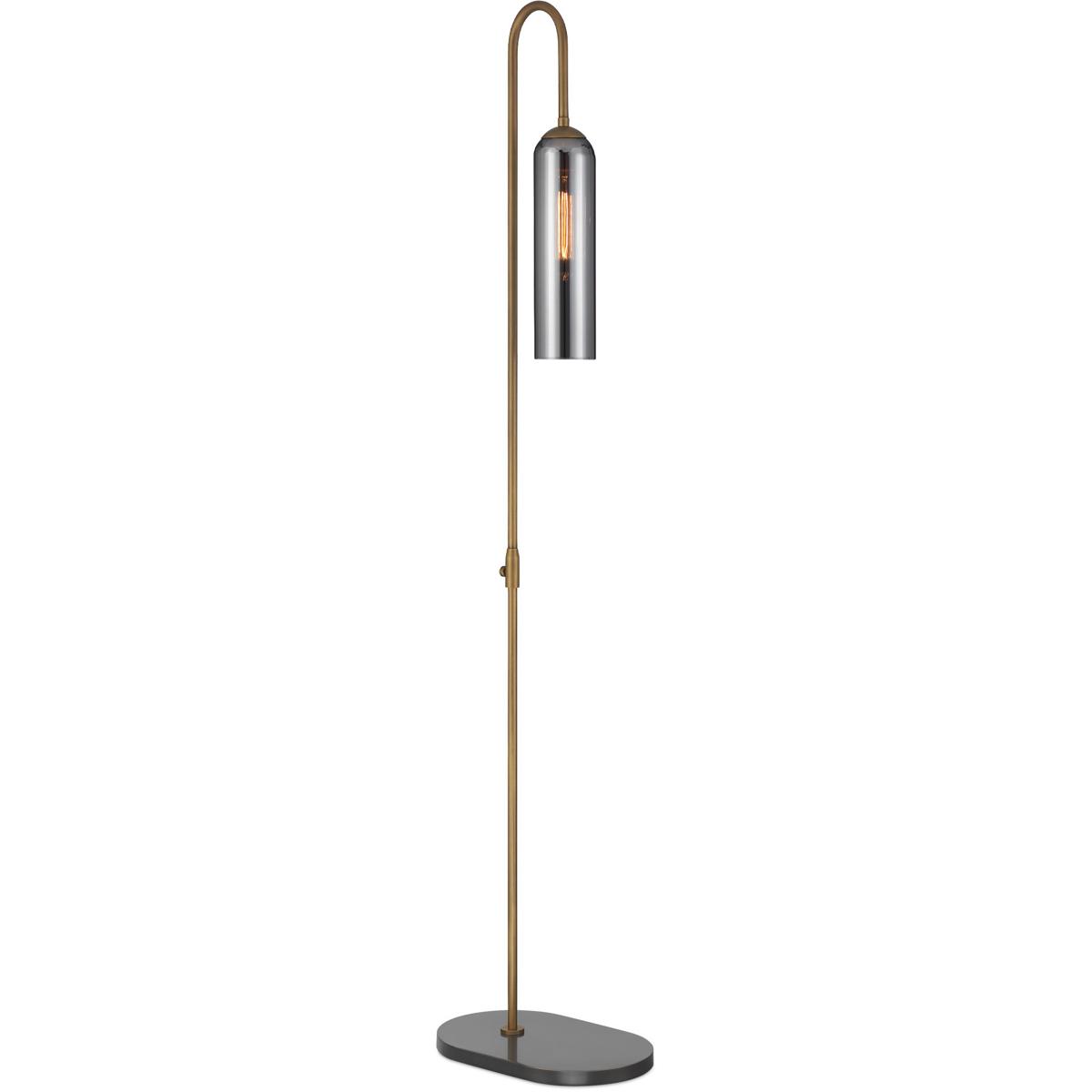 Currey & Company 8000-0170 Severn 67.75 inch 7 watt Antique Brass and Oil Rubbed Bronze Floor Lamp Portable Light