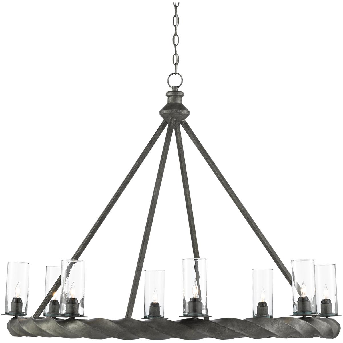 Currey & Company 9000-0511 Orson 8 Light 45 inch Light Mole Chandelier Ceiling Light