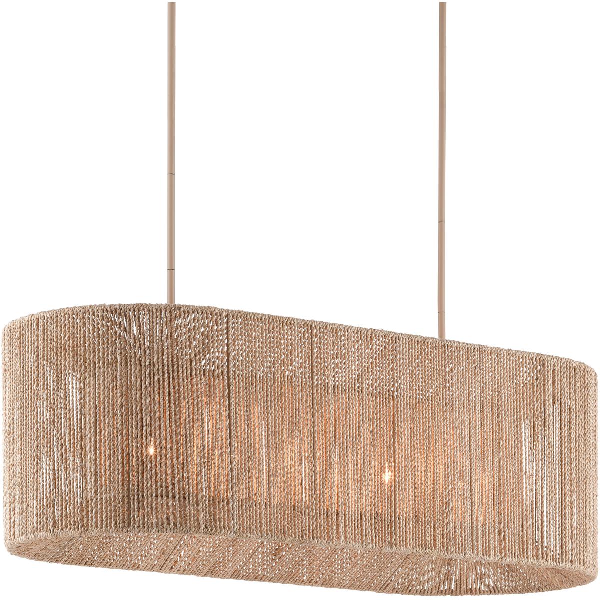 Currey & Company 9000-0737 Mereworth 5 Light 42.25 inch Beige Chandelier Ceiling Light
