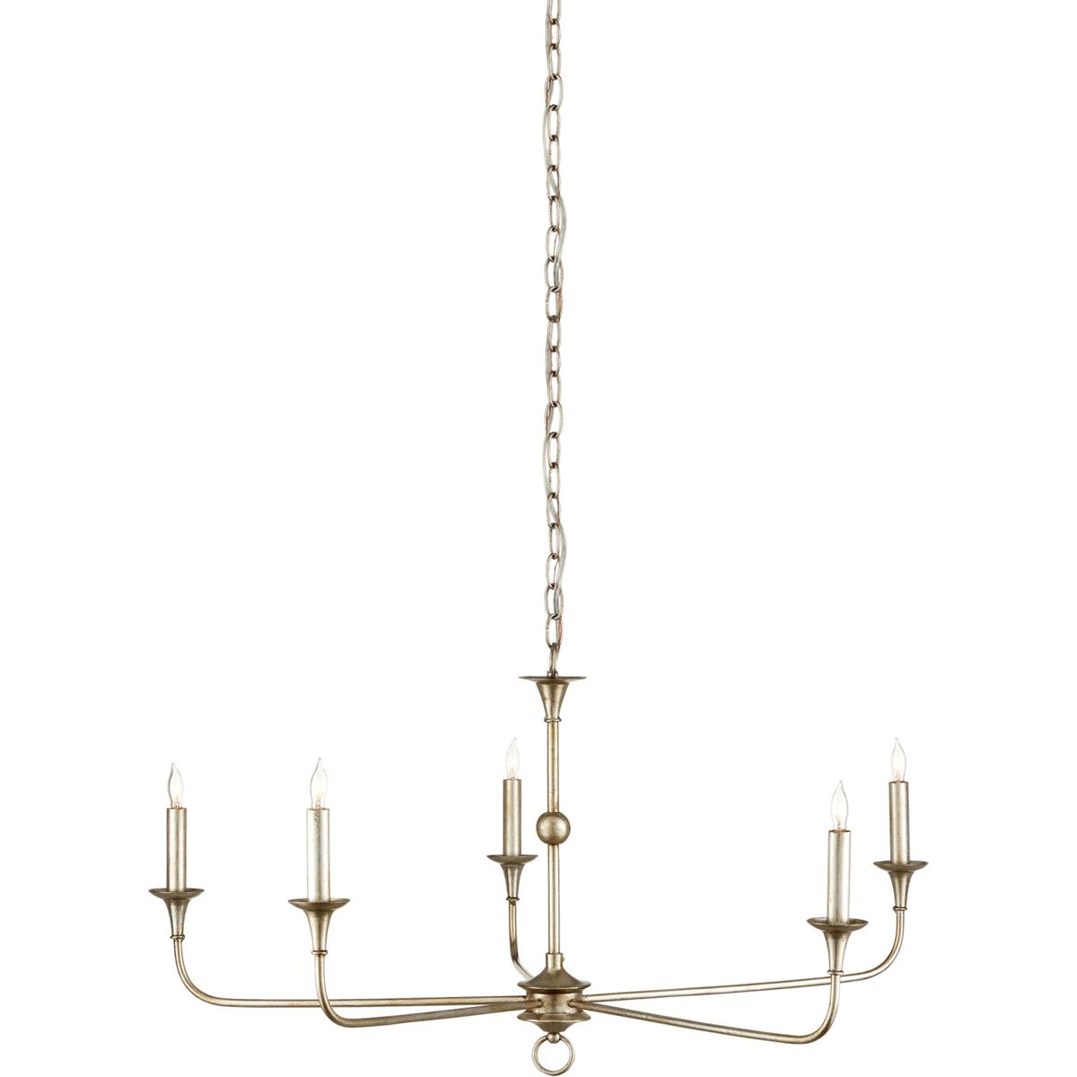 Currey  Company 90000933 Nottaway 5 Light 36 inch Champagne Chandelier Ceiling Light Small