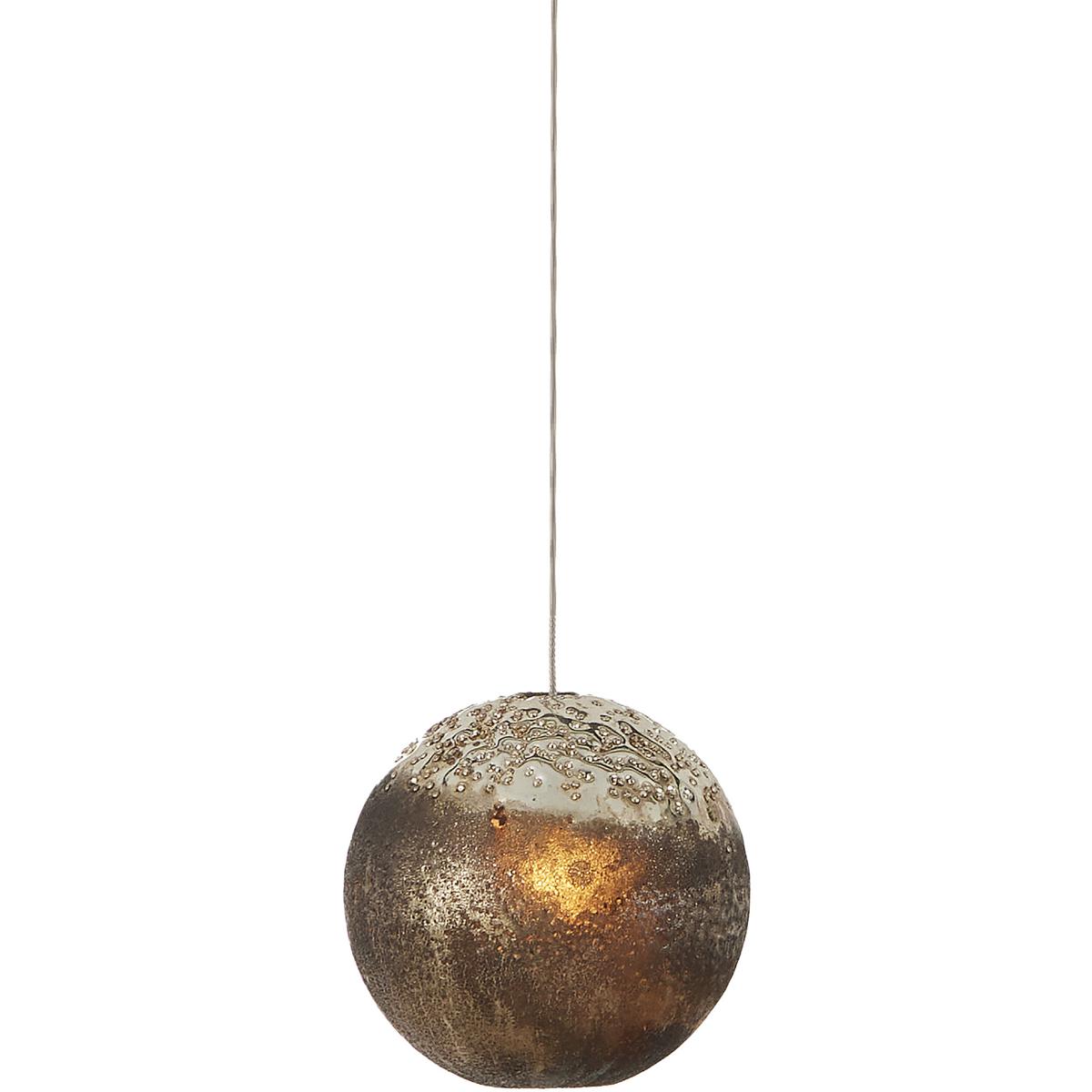 Currey & Company 9000-1012 Pathos 1 Light 5.5 inch Antique Silver Leaf Multi-Drop Pendant Ceiling Light
