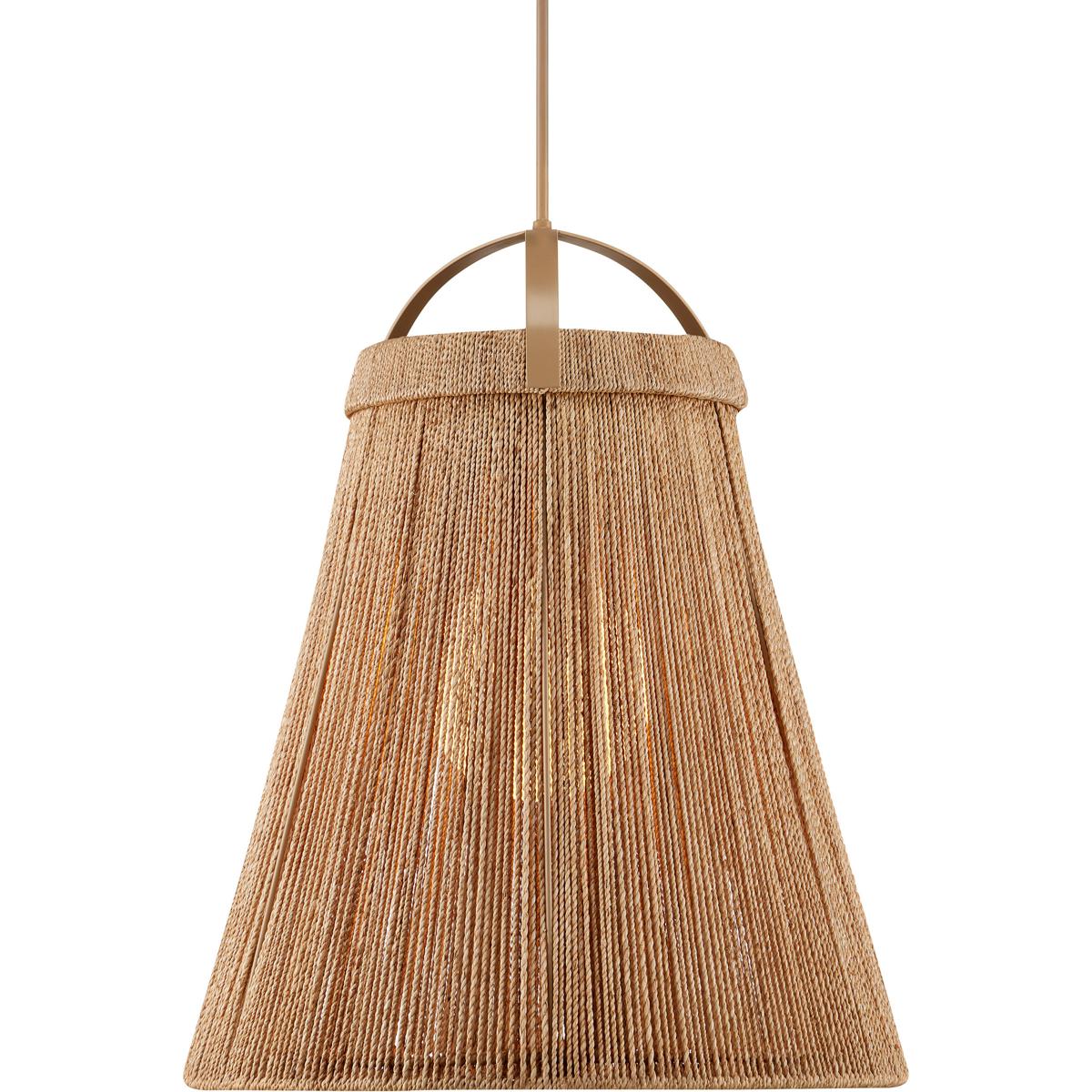 Currey & Company 9000-1154 Parnell 1 Light 27.75 inch Beige Pendant Ceiling Light, Large