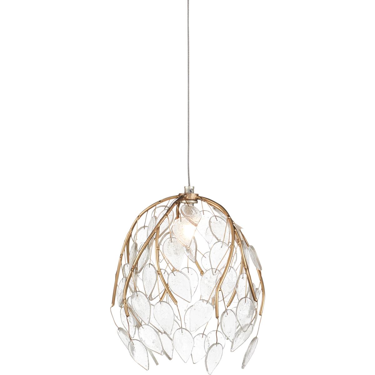 Currey & Company 9000-1387 Banyan 1 Light 5.5 inch Antique Brass Pendant Ceiling Light