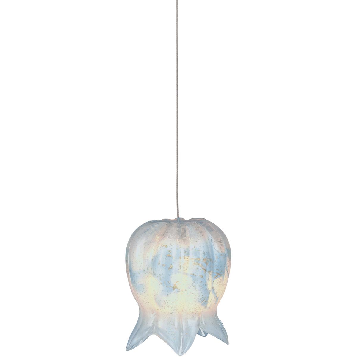 Currey & Company 9000-1411 Polpo 1 Light 5.5 inch Silver Pendant Ceiling Light