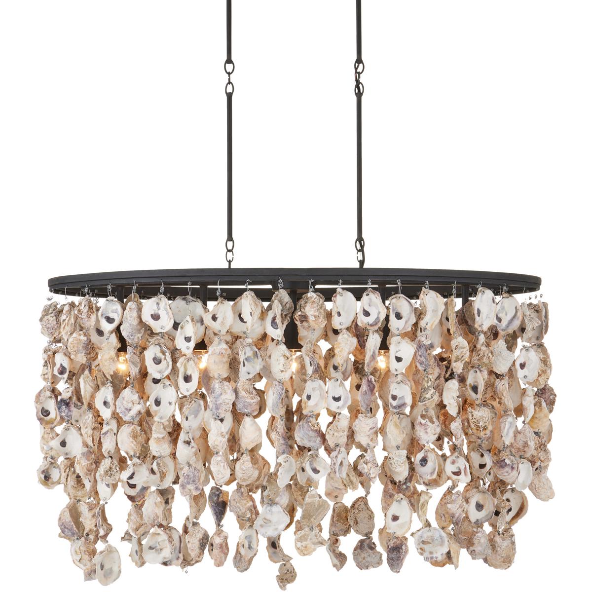 Currey & Company 9492 Stillwater 5 Light 36 inch Blacksmith Chandelier Ceiling Light