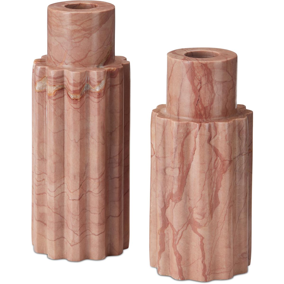 Currey & Company 1200-0953 Penrose 6.5 X 2.5 inch Candle Holders, Set of 2