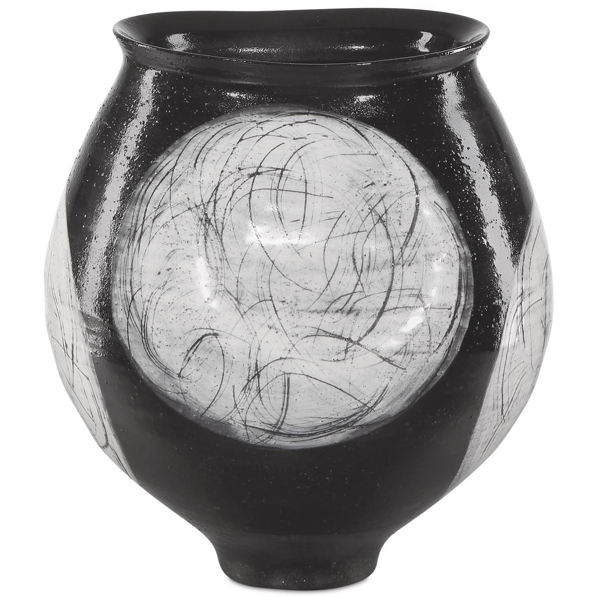 Currey & Company 1200-0871 Nakamura 10.75 X 9.5 inch Vase