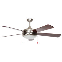 Concord 52sax5st Led Saturn Ex 52 Inch Stainless Steel Ceiling Fan