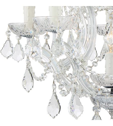 Crystorama 4405-CH-CL-I Maria Theresa 6 Light 20 inch Polished Chrome Mini Chandelier Ceiling Light in Polished Chrome (CH), Clear Italian 4405-CH-CL-I_2_.jpg