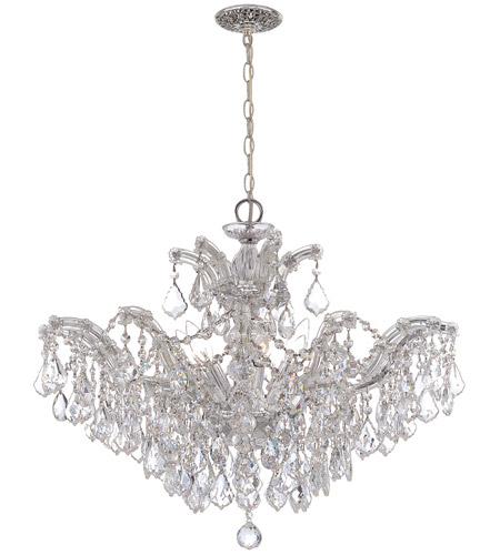 Crystorama 4439-CH-CL-MWP Maria Theresa 6 Light 27 inch Polished Chrome Chandelier Ceiling Light in Polished Chrome (CH), Clear Hand Cut 4439-CH-CL-MWP_1_.jpg