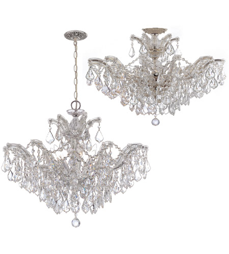 Crystorama 4439-CH-CL-MWP Maria Theresa 6 Light 27 inch Polished Chrome Chandelier Ceiling Light in Polished Chrome (CH), Clear Hand Cut 4439-CH-CL-MWP_2_.jpg