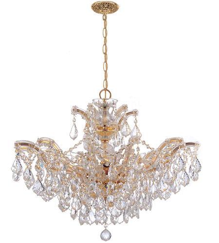Crystorama 4439-GD-CL-MWP_CEILING Maria Theresa 6 Light 27 inch Gold Semi Flush Ceiling Light in Gold (GD), Clear Hand Cut 4439-GD-CL-MWP_1_.jpg