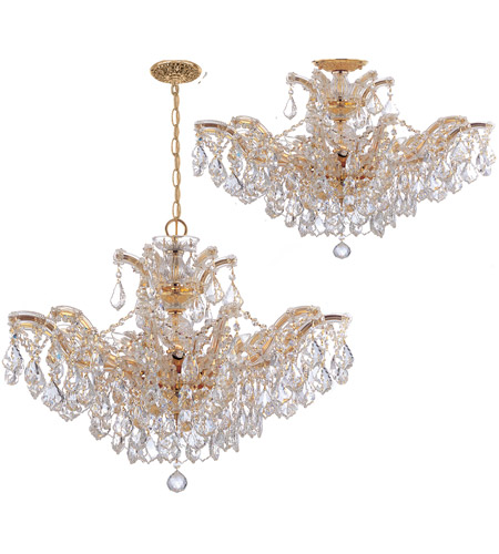 Crystorama 4439-GD-CL-MWP_CEILING Maria Theresa 6 Light 27 inch Gold Semi Flush Ceiling Light in Gold (GD), Clear Hand Cut 4439-GD-CL-MWP_2_.jpg