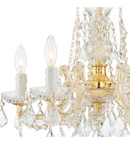 Crystorama 4476-GD-CL-MWP Maria Theresa 5 Light 20 inch Gold Mini Chandelier Ceiling Light in Gold (GD), Clear Hand Cut 4476-GD-CL-MWP_2_.jpg