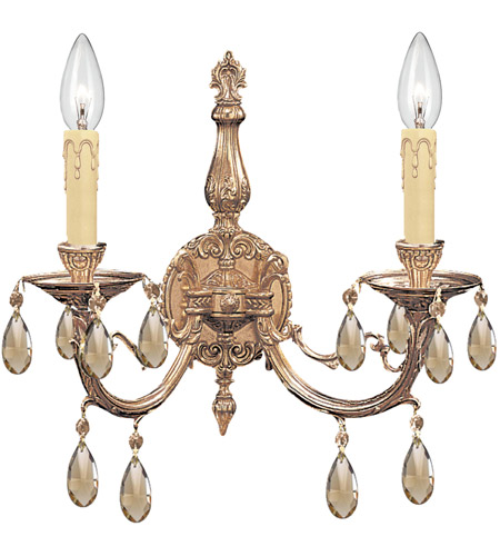 Etta 2 Light Wall Sconces in Olde Brass 492 OB GT MWP