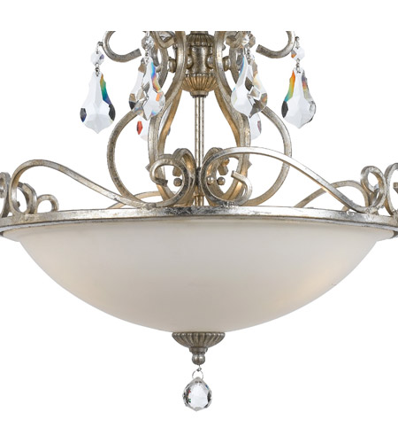 Crystorama 5010-OS-CL-MWP Ashton 3 Light 17 inch Olde Silver Flush Mount Ceiling Light in Hand Cut, Olde Silver (OS) 5010-OS-CL-MWP_1_.jpg