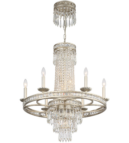 Crystorama 5266-OS-CL-MWP Mercer 10 Light 28 inch Olde Silver Chandelier Ceiling Light in Olde Silver (OS) 5266-OS-CL-MWP_1_.jpg