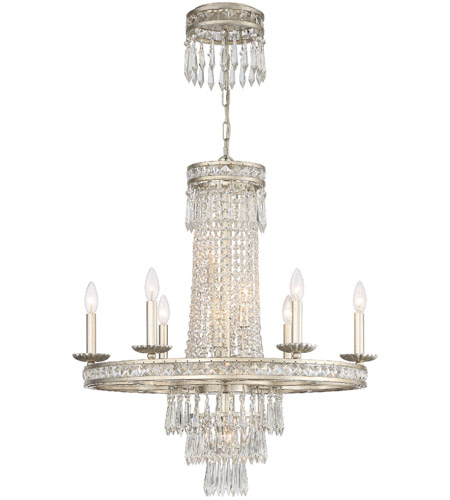 Crystorama 5266-OS-CL-MWP Mercer 10 Light 28 inch Olde Silver Chandelier Ceiling Light in Olde Silver (OS) 5266-OS-CL-MWP_5_.jpg