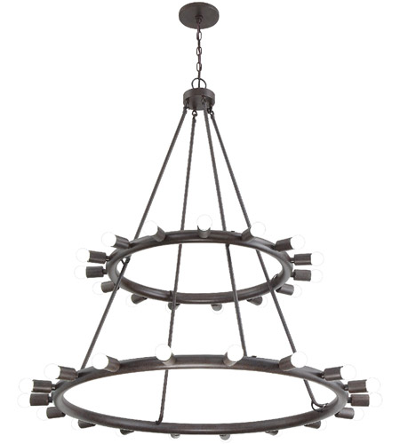 Crystorama 9049-CZ Dakota 33 Light 42 inch Charcoal Bronze Chandelier Ceiling Light 9049-CZ_5_.jpg