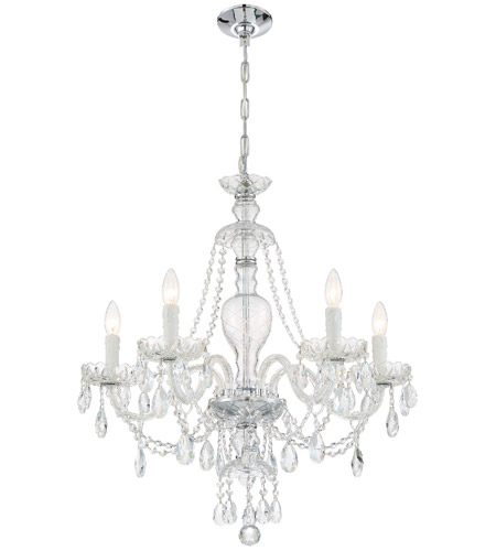 Crystorama CAN-A1305-CH-CL-MWP Candace 5 Light 25 inch Polished Chrome Chandelier Ceiling Light in Polished Chrome (CH), Clear Hand Cut CAN-A1305-CH-CL-MWP_1_.jpg